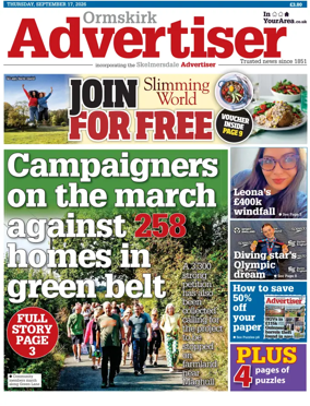 Cover of Ormskirk Advertiser