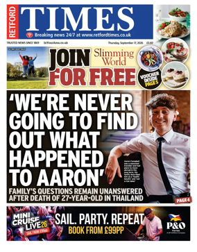 Cover of Retford Times