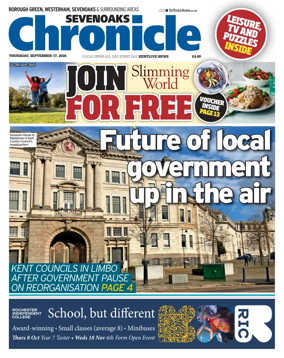 Cover of Sevenoaks Chronicle