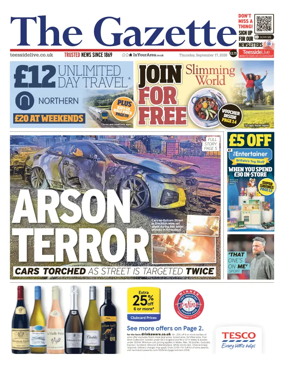 Cover of Teesside Evening Gazette