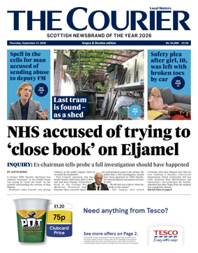 Cover of The Courier & Advertiser (Angus and Dundee)