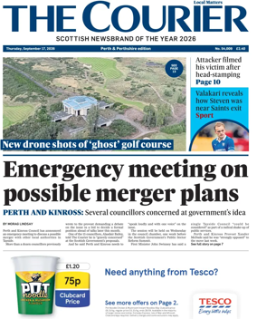 Cover of The Courier & Advertiser (Perth and Perthshire Edition)