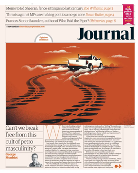 Cover of The Guardian e-paper Journal