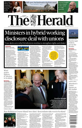 Cover of The Herald (Scotland)
