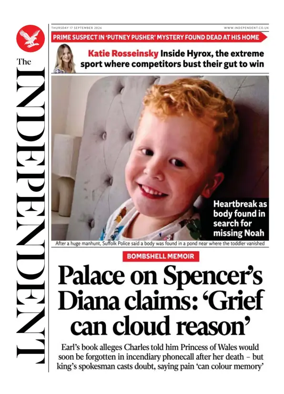 Cover of The Independent