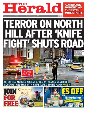 Cover of The Plymouth Herald