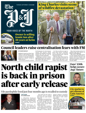 Cover of The Press and Journal (Inverness Highlands and Islands)