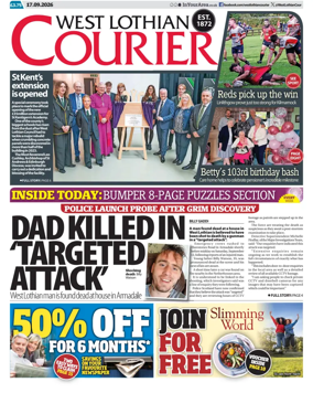 Cover of West Lothian Courier