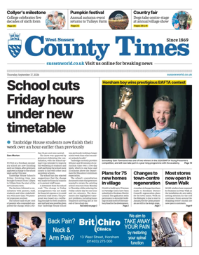 Cover of West Sussex County Times