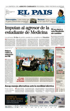 Cover of El Pais (Uruguay)