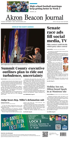 Cover of Akron Beacon Journal