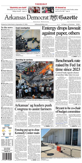 Cover of Arkansas Democrat-Gazette