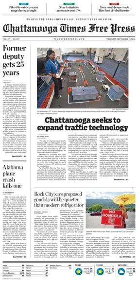 Cover of Chattanooga Times Free Press
