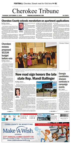 Cover of Cherokee Tribune