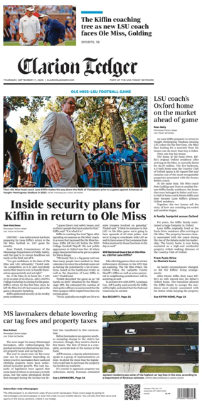 Cover of Clarion Ledger