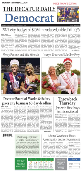 Cover of The Decatur Daily Democrat