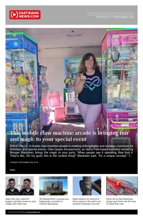Cover of East Idaho News