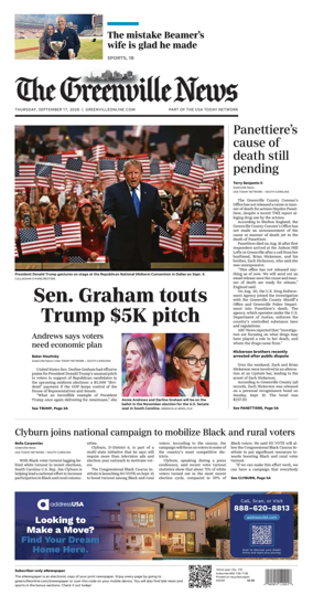 Cover of The Greenville News