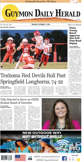 Cover of Guymon Daily Herald