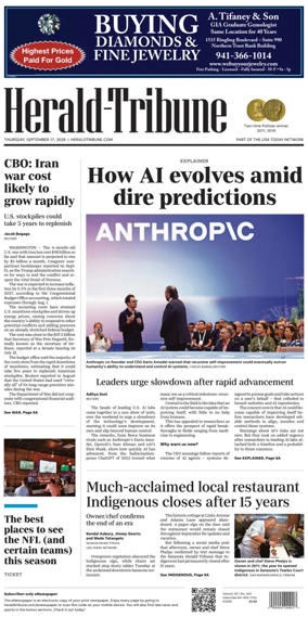 Cover of Herald-Tribune