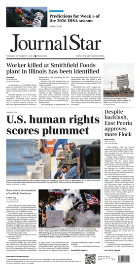 Cover of Journal Star (Peoria)