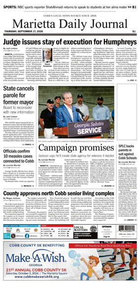 Cover of Marietta Daily Journal