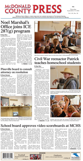Cover of McDonald County Press