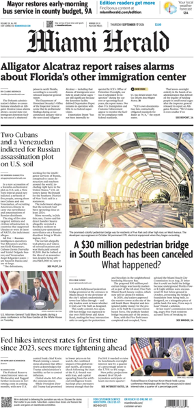 Cover of Miami Herald
