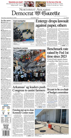 Cover of Northwest Arkansas Democrat-Gazette