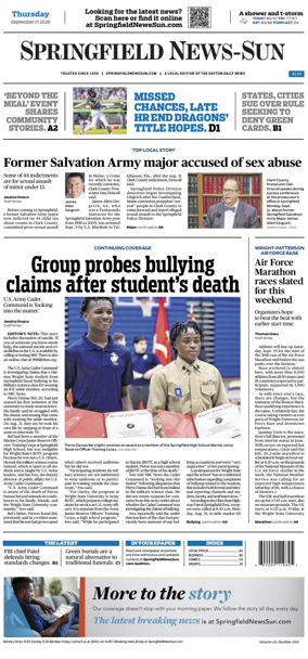 Cover of Springfield News-Sun