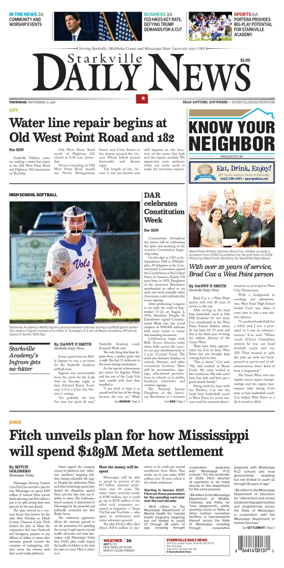 Cover of Starkville Daily News