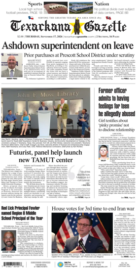 Cover of Texarkana Gazette