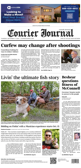 Cover of The Courier-Journal (Louisville)