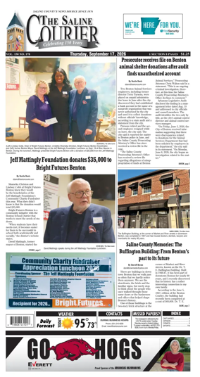 Cover of The Saline Courier
