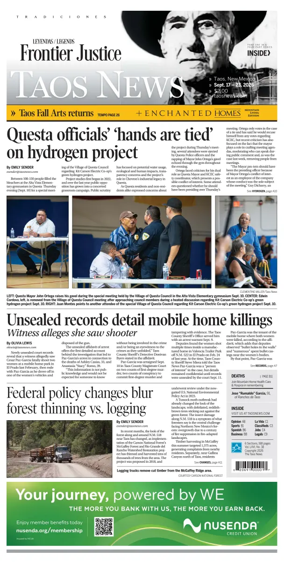 Cover of The Taos News