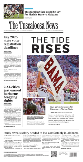 Cover of The Tuscaloosa News
