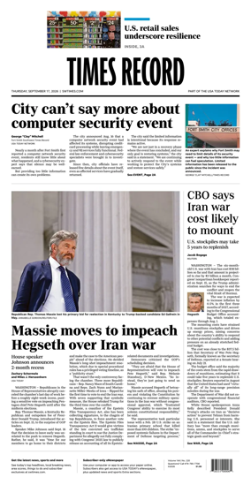 Cover of Times Record (Ft. Smith Southwest)