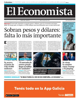 Cover of El Economista (Argentina)