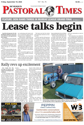 Cover of Deniliquin Pastoral Times