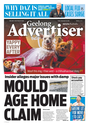 Cover of Geelong Advertiser