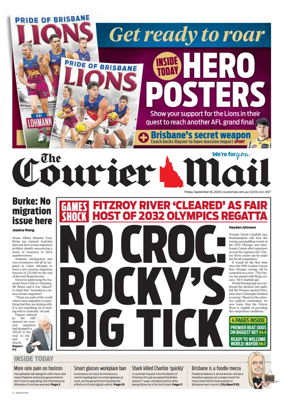Cover of The Courier-Mail