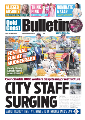 Cover of The Gold Coast Bulletin