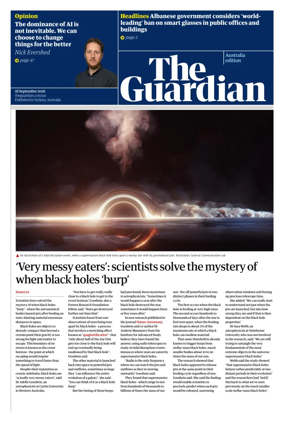 Cover of The Guardian Australia