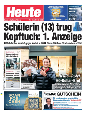 Cover of Heute - Niederosterreich Ausgabe