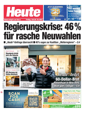 Cover of Heute - Oberosterreich Ausgabe