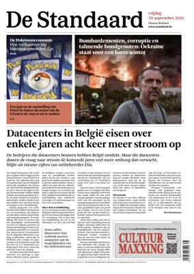 Cover of De Standaard