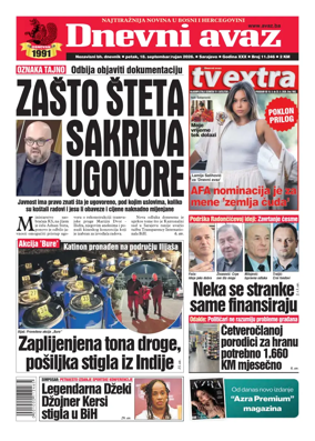 Cover of Dnevni avaz