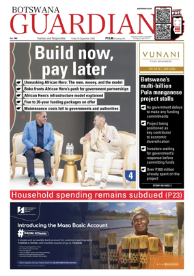 Cover of Botswana Guardian