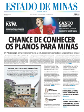 Cover of Estado de Minas (Brazil)