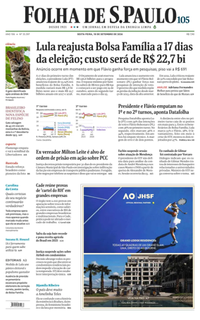 Cover of Folha de S.Paulo